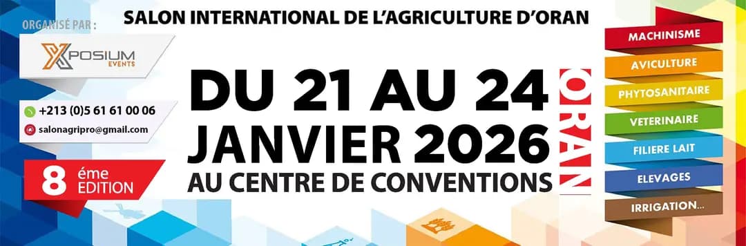 8th International Agriculture Exhibition opens in Oran