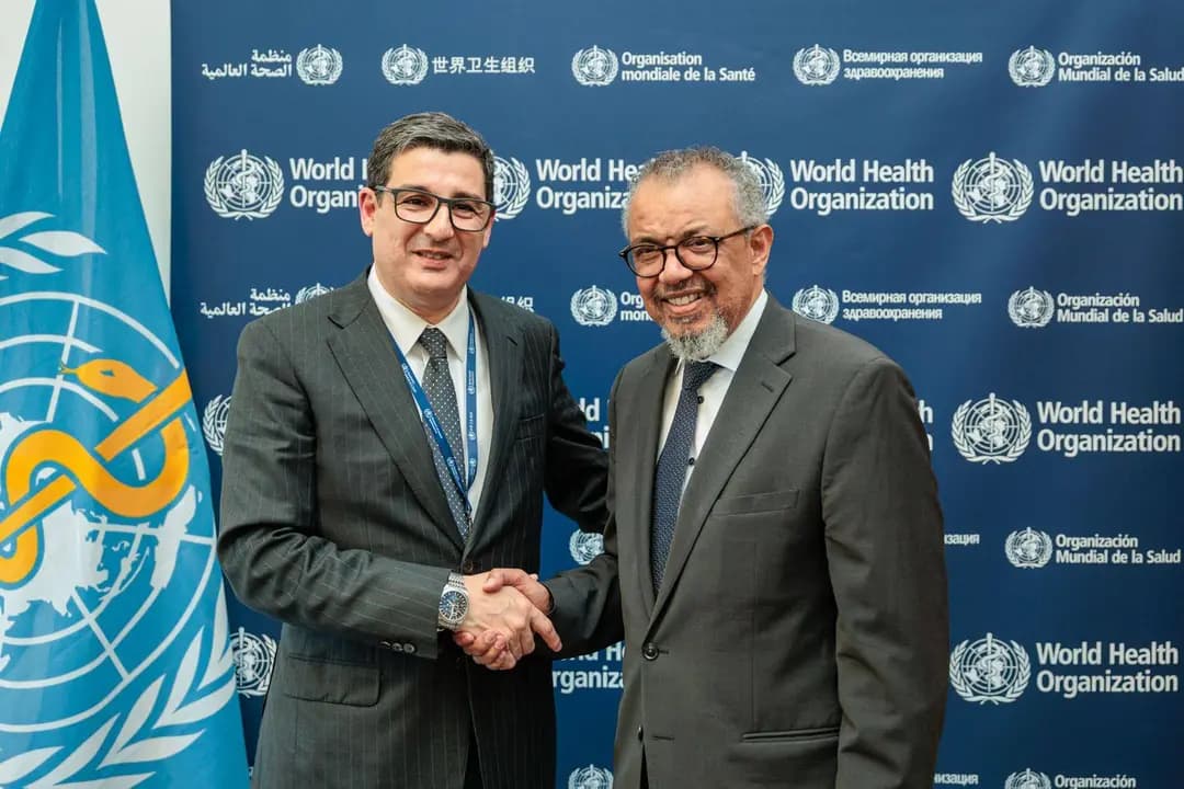 WHA79: Ait Messaoudene holds talks with WHO Director-General