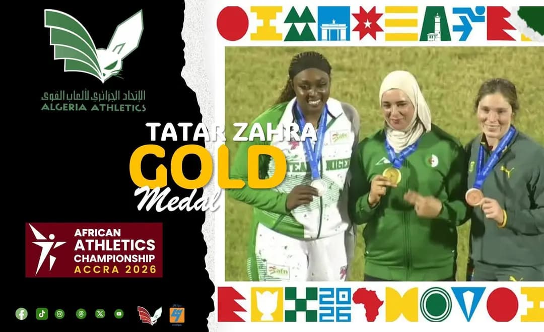 Algeria clinches 4 medals, including 2 gold