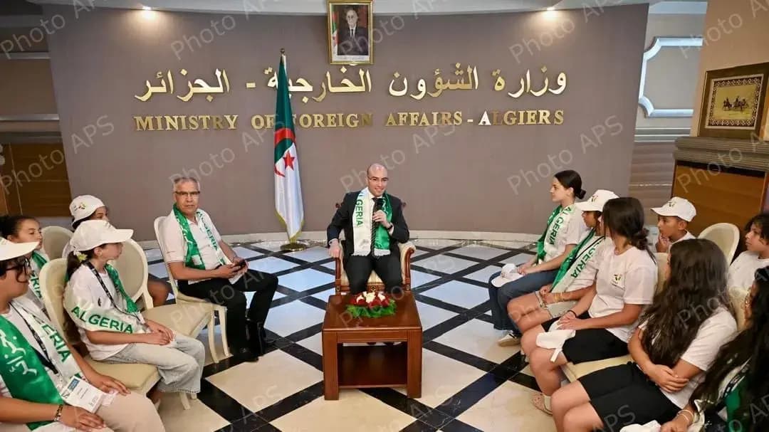 Chaib receives group of diaspora children attending second session of Summer camps