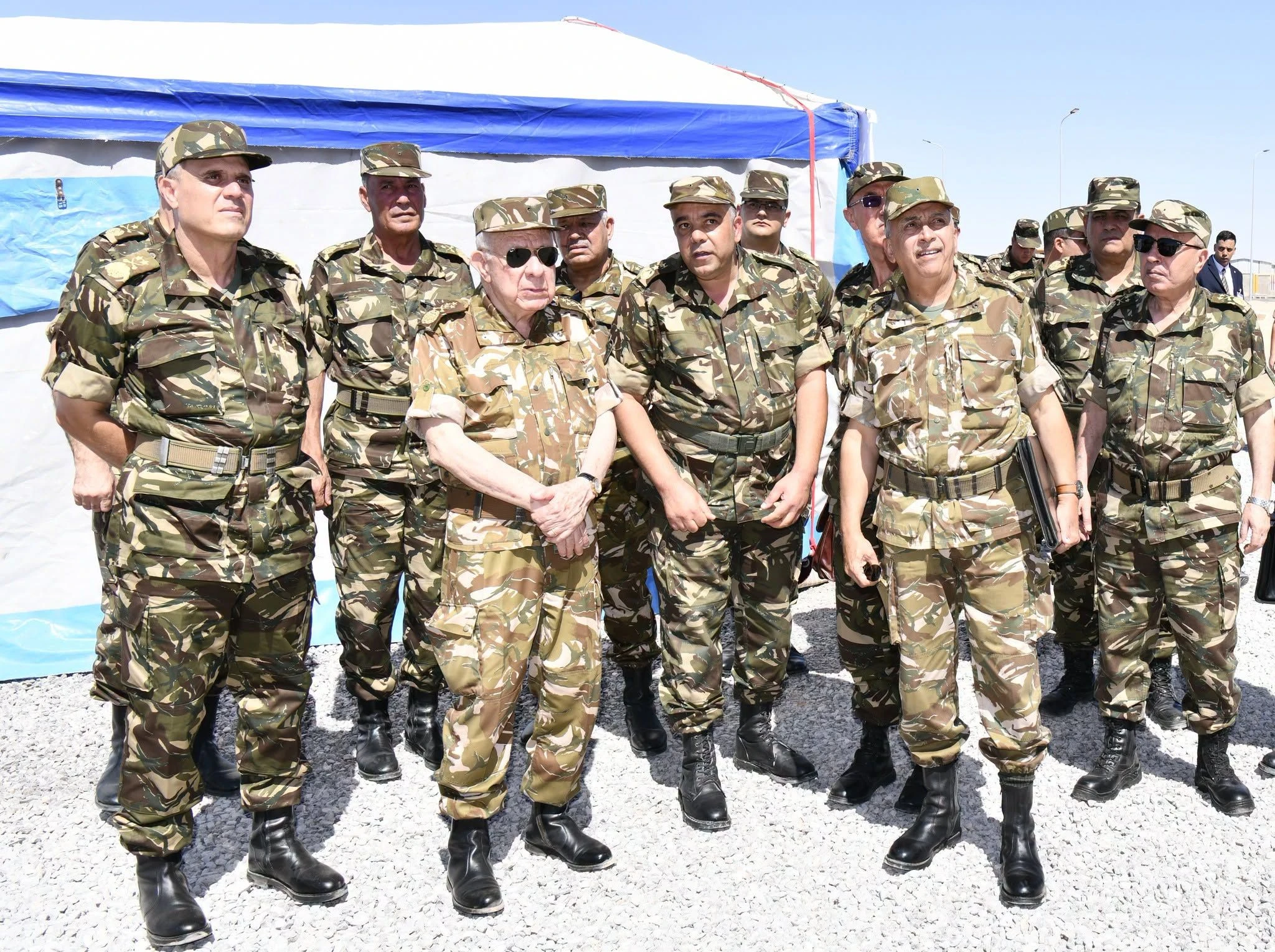 General Chanegriha inspects military university hospital construction project in Tindouf