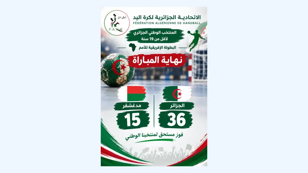 Algeria thrash Madagascar 36-15 in Group B opener