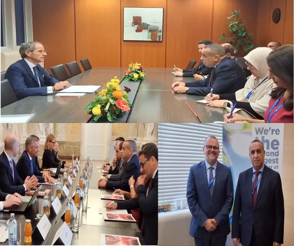 Adjal holds several bilateral meetings in Vienna