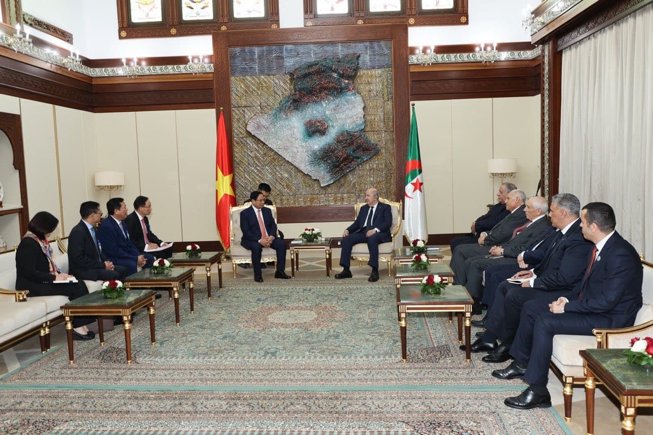 Presidente de la República recibe al primer ministro vietnamita