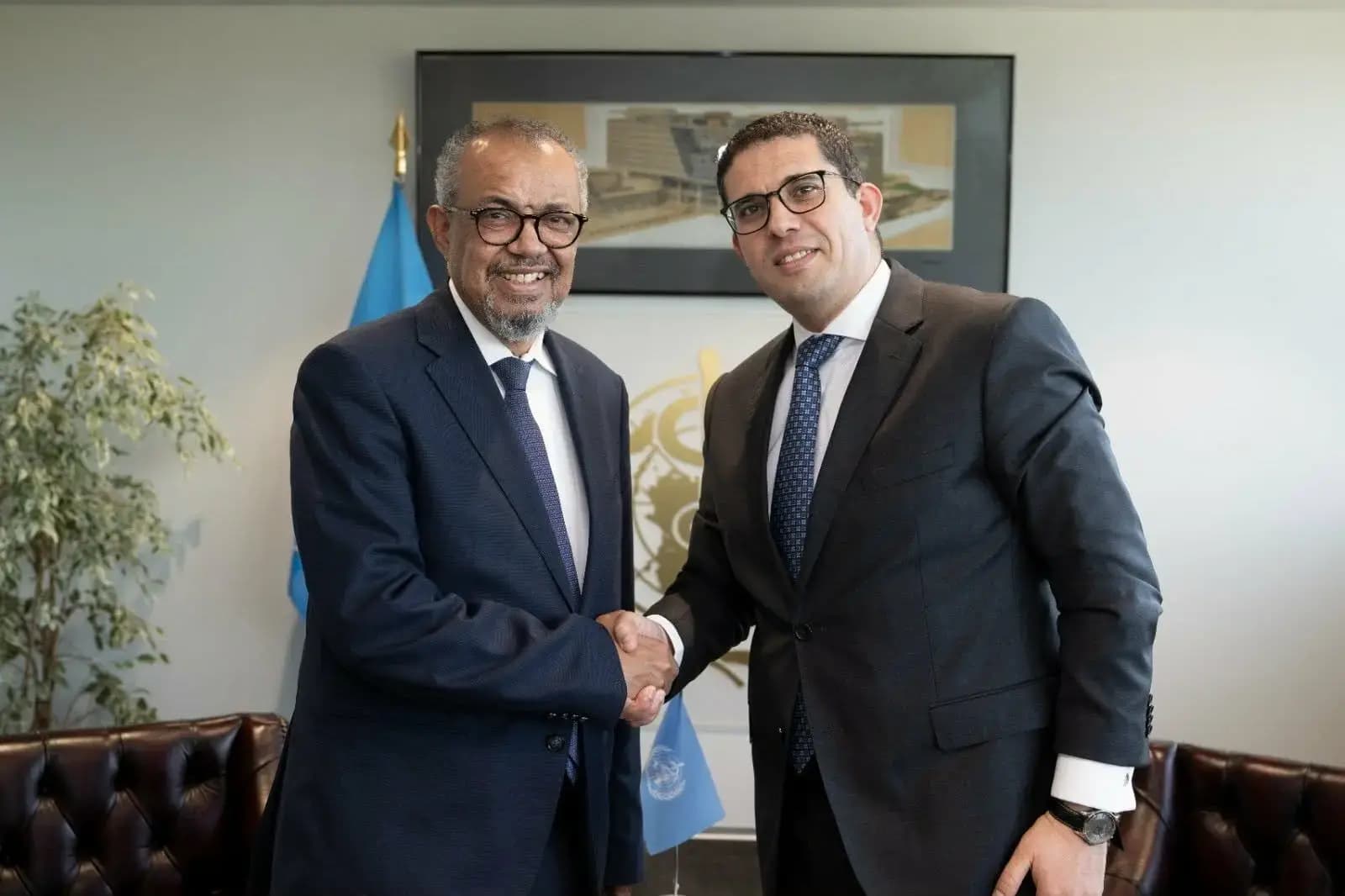 Director general de la OMS elogia los esfuerzos de Argelia y su liderazgo al frente del Grupo Africano