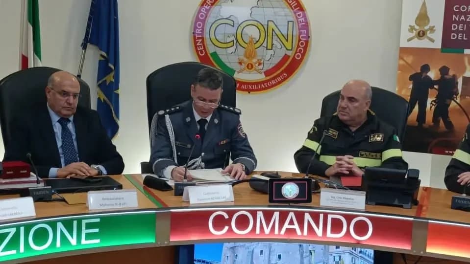 Director general de la Protección Civil realiza una visita oficial a Italia