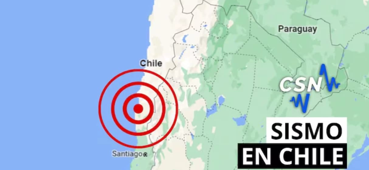 Chile: un sismo de 6,6 grados sacude el centro del país
