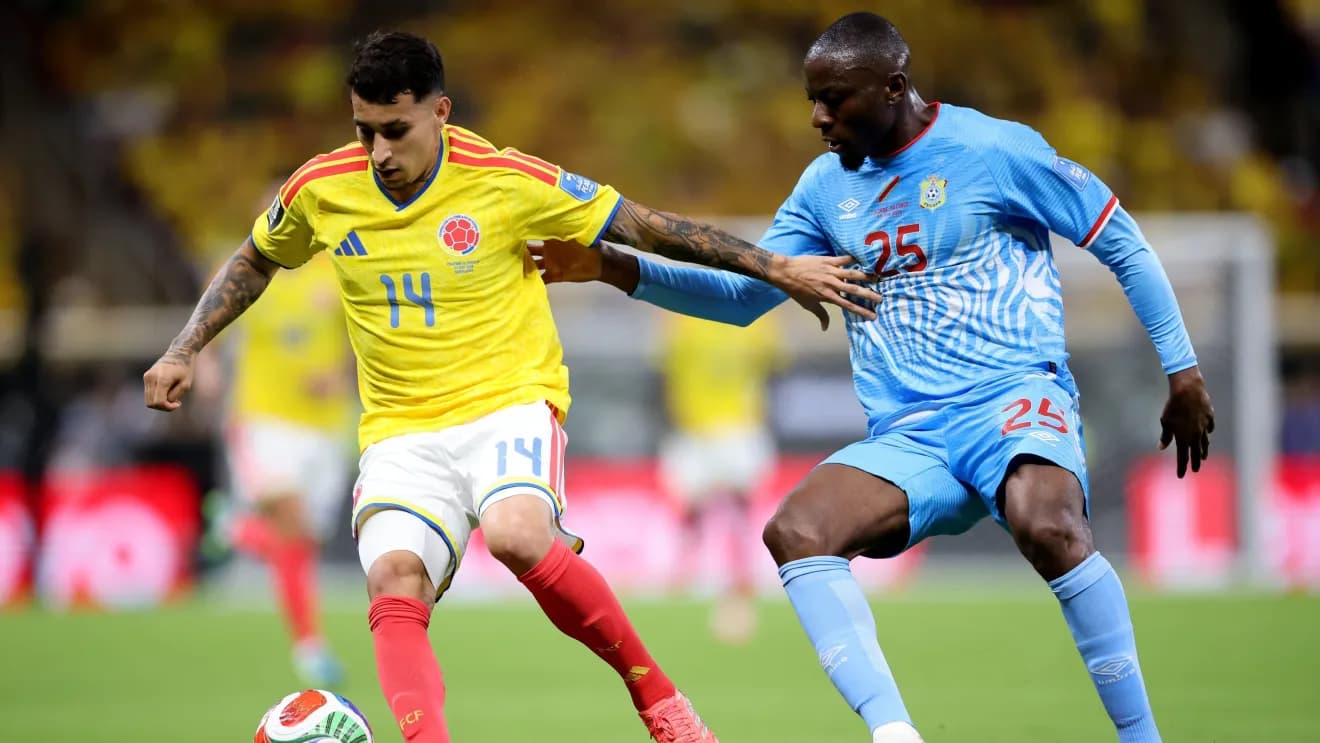 Colombia se clasifica para los dieciseisavos tras vencer a RD Congo (1-0)