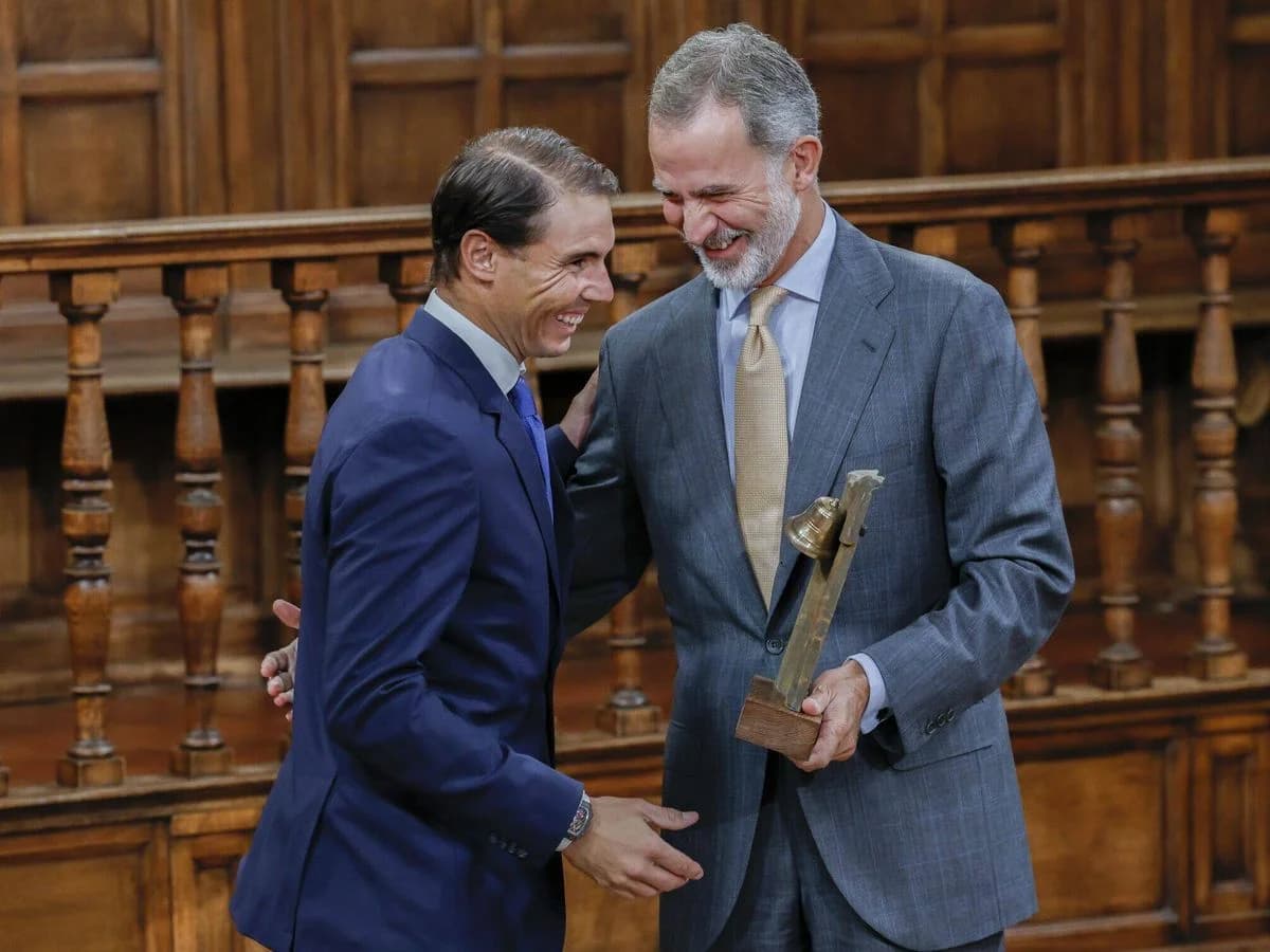 Felipe VI concede el título de marqués de Llevant de Mallorca al extenista Rafa Nadal