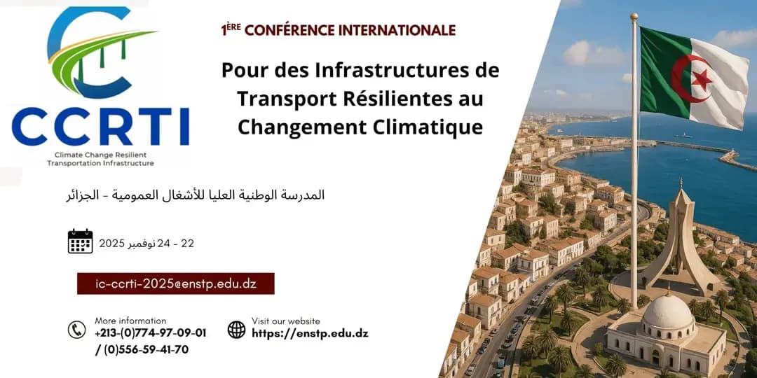 Conferencia internacional sobre infraestructuras de transporte adaptables al cambio climático