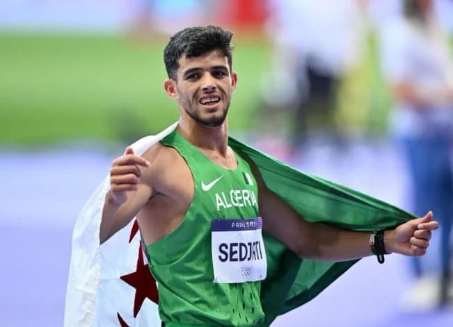 El argelino Djamel Sedjati asciende al segundo puesto mundial en los 800 metros