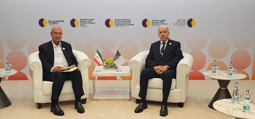 Saihi se reúne en Doha con el asistente del presidente iraní para asuntos sociales