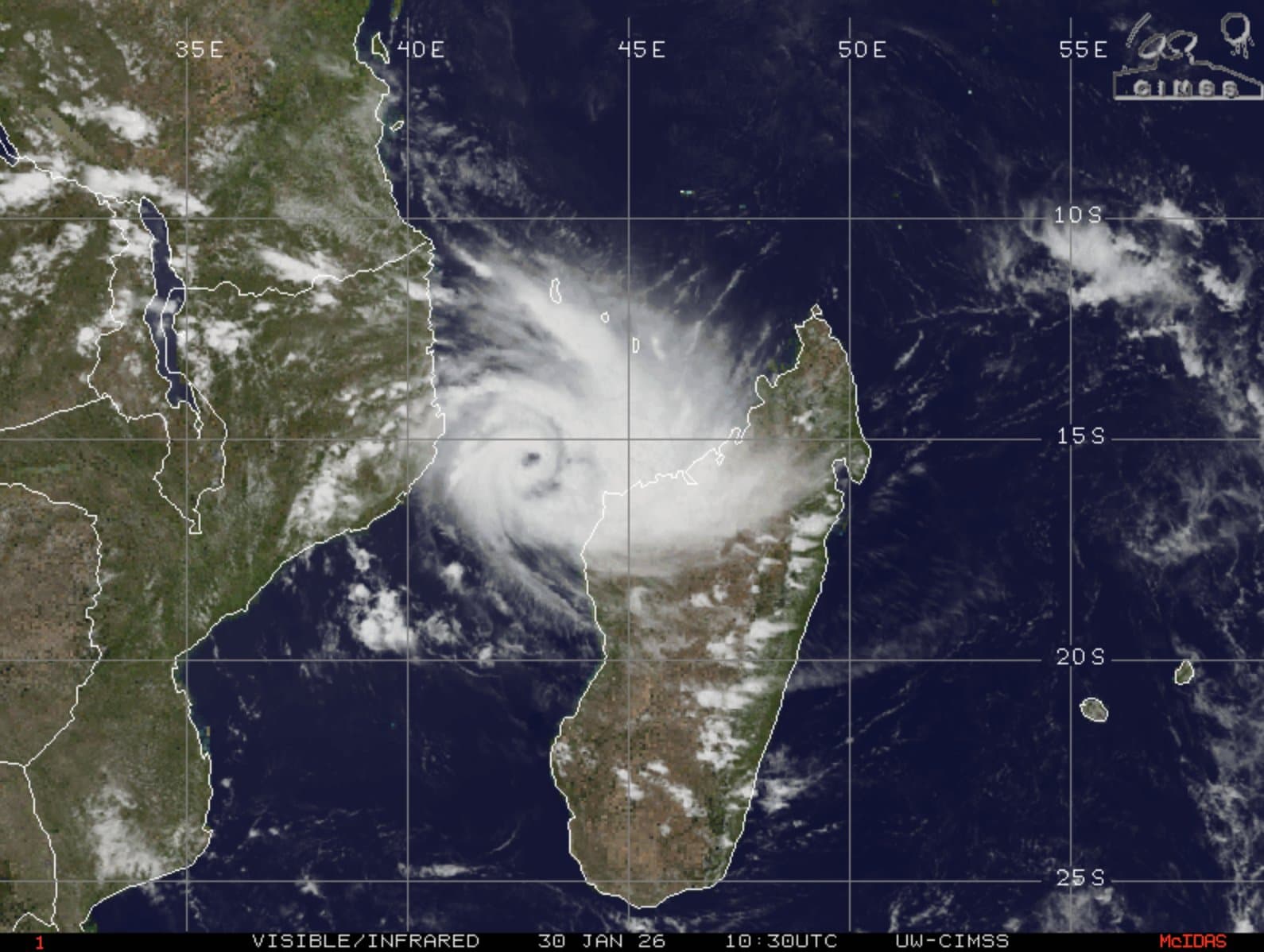 Madagascar registra tres muertos y más de 28.000 damnificados por el ciclón Fytia