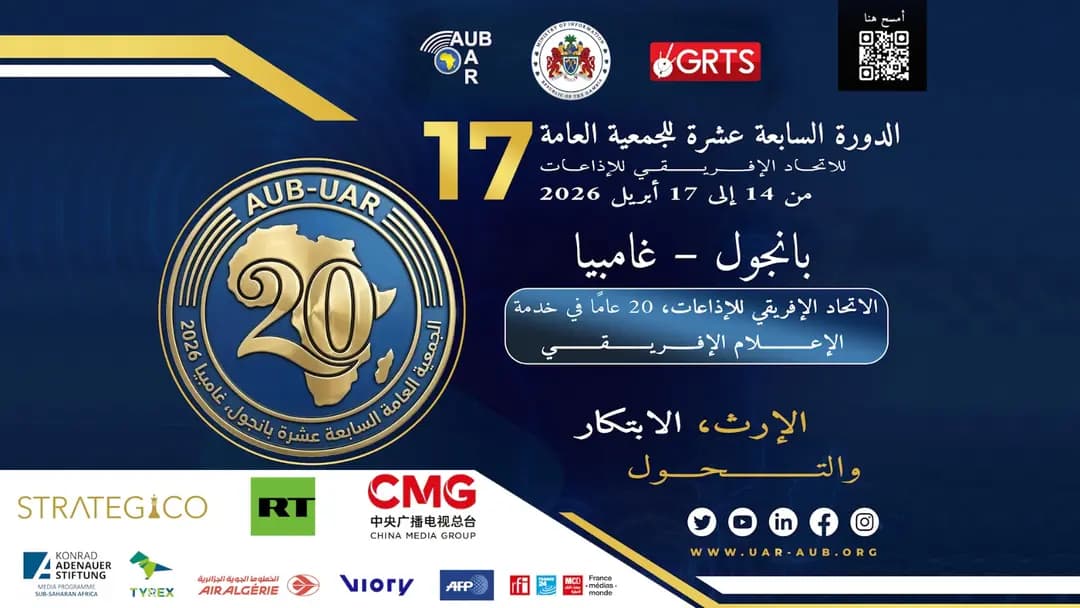 Argelia conserva el cargo de primer vicepresidente de la Unión Africana de Radiodifusión