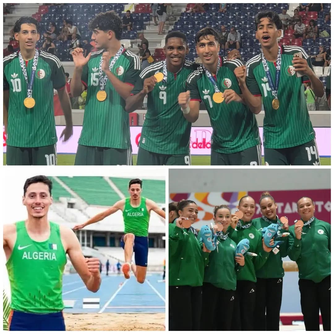 JM/Tarento 2026: Argelia firma una gran jornada con tres medallas