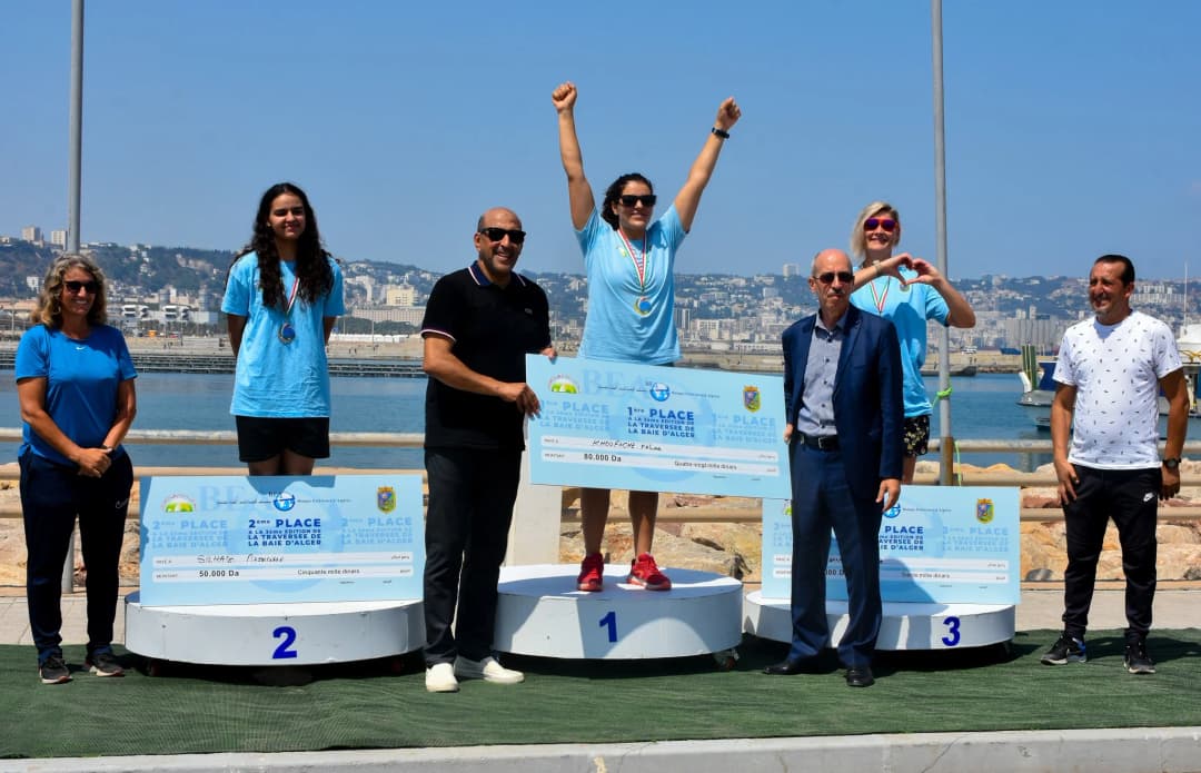 Natación/Travesía de la Bahía de Argel: 189 nadadores en la 3ª edición
