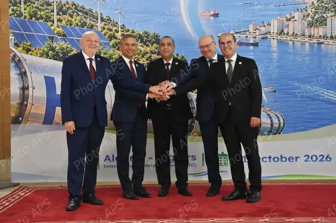 Clausurada en Argel la segunda reunión de los ministros de Energía de los países socios del proyecto SoutH2 Corridor