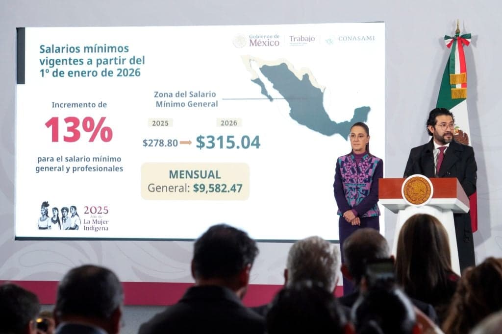 México aumentará el salario mínimo y reducirá la jornada laboral