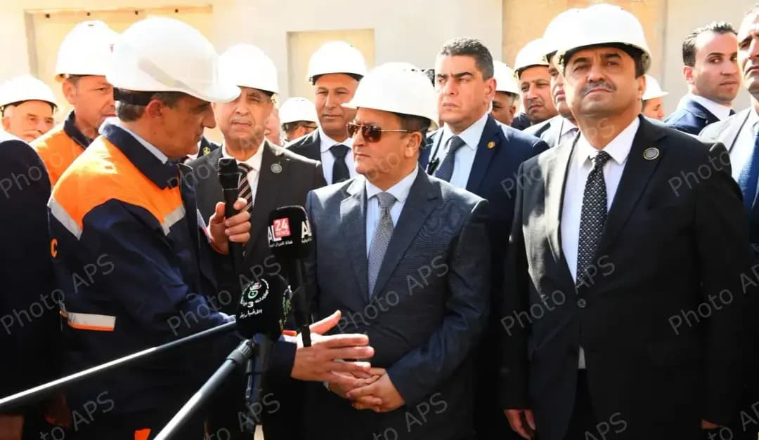 PM inspecciona la futura planta de MTBE en la zona industrial de Arzew