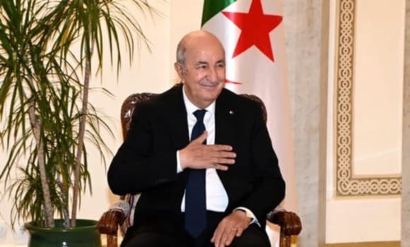 El presidente de la República Abdelmadjd Tebboune