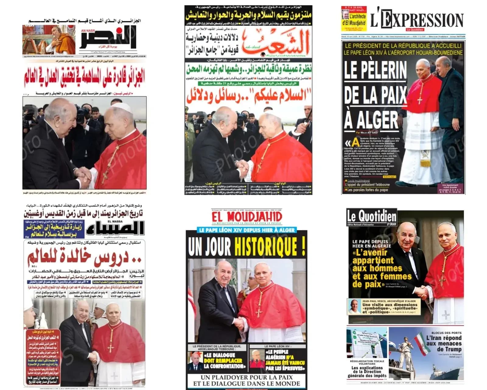 Prensa nacional destaca el rol de Argelia como referente de diálogo tras la visita papal