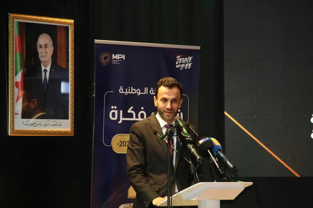 El ministro de la Economía del Conocimiento, Start-up y Microempresas, Noureddine Ouadah