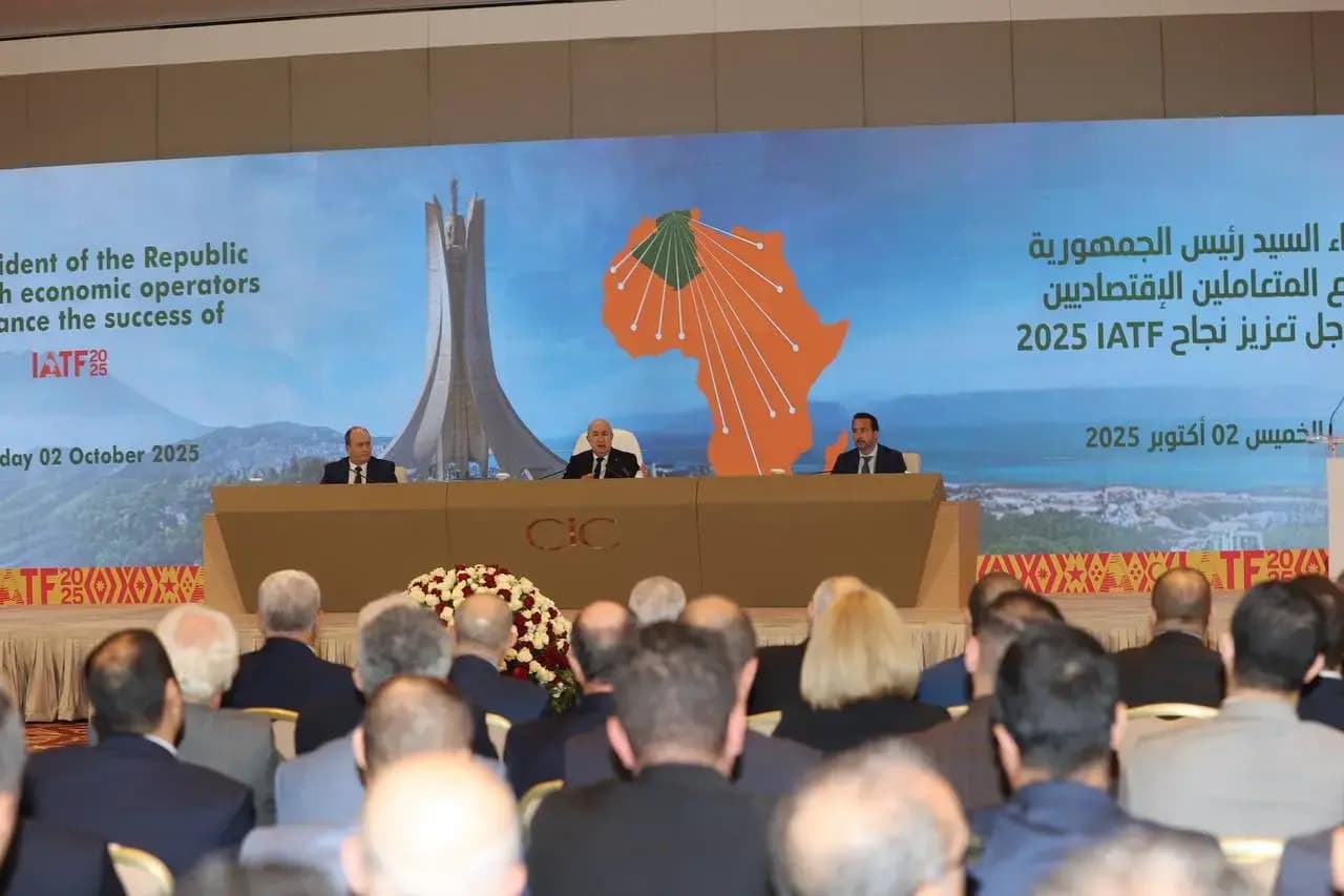 El presidente de la República, Abdelmadjid Tebboune, afirmó el jueves que el éxito de la 4ª edición de la Feria Comercial Intraafricana (IATF), celebrada en Argel en septiembre pasado, impulsa a Argelia a reforzar su presencia en el continente africano.