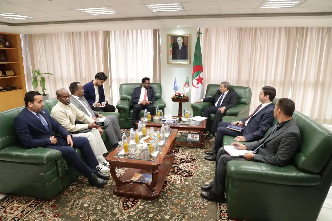 Bouamama recibe al ministro de Comunicaciones y Tecnología somalí