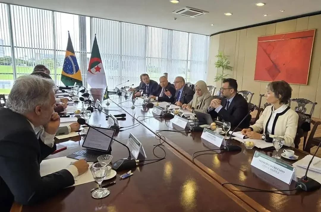 Magramane copreside con su homóloga brasileña los trabajos de la 6ª sesión de consultas políticas argelino-brasileñas