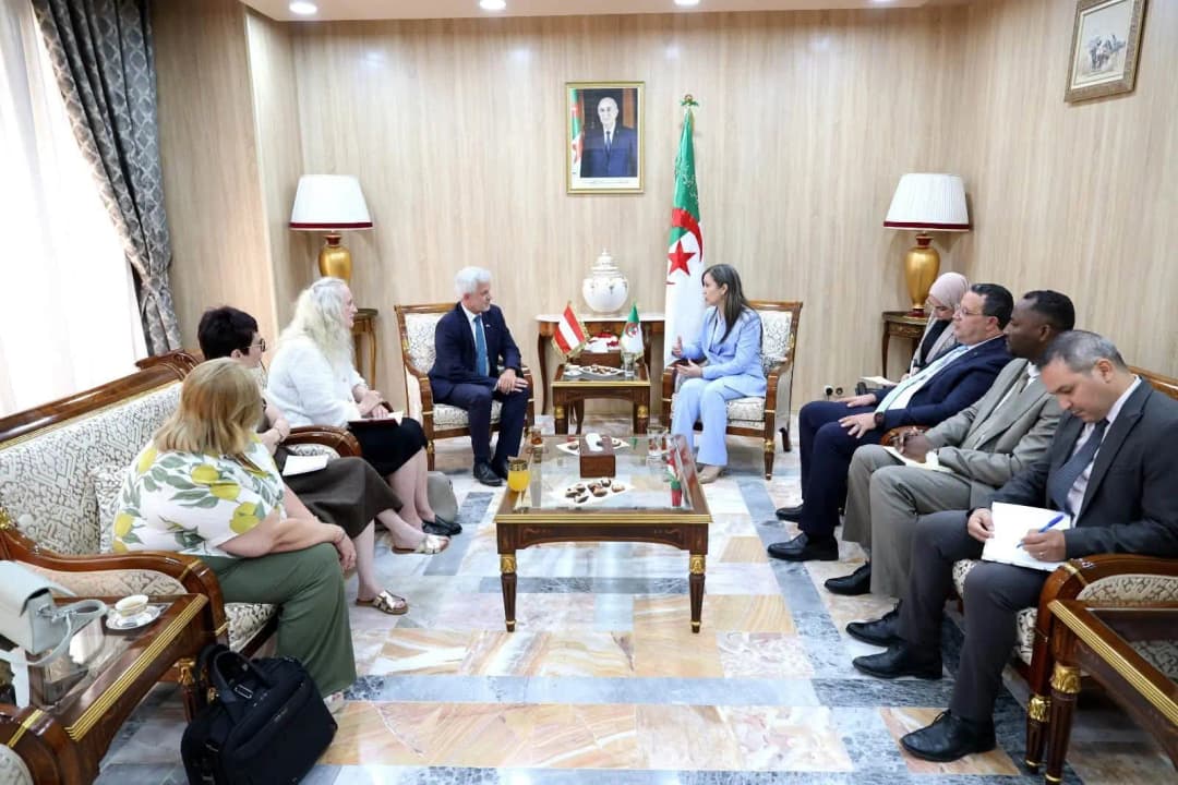 Boufedeche recibe al embajador de la República de Austria en Argelia