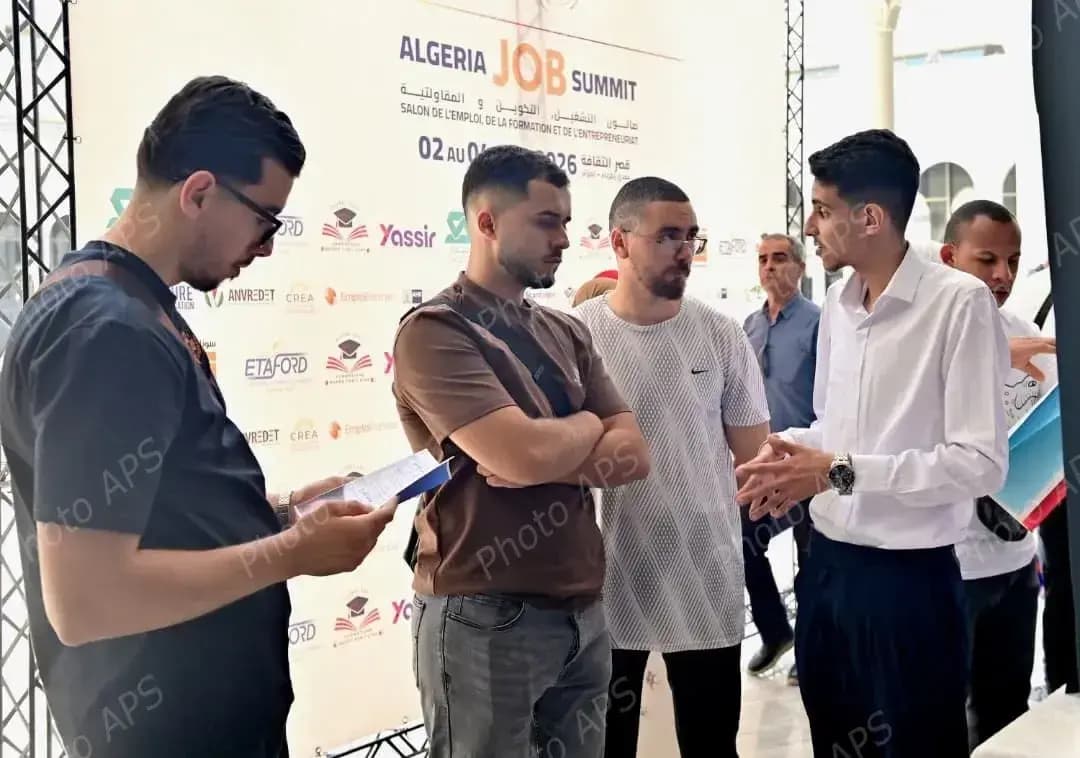 Inaugurada la 20.ª edición del "Algeria Job Summit" en el Palacio de la Cultura Moufdi Zakaria