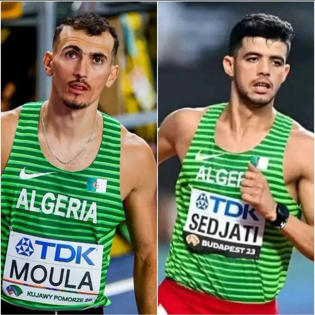 Los argelinos Sedjati y Moula, clasificados para la final de los 800 metros