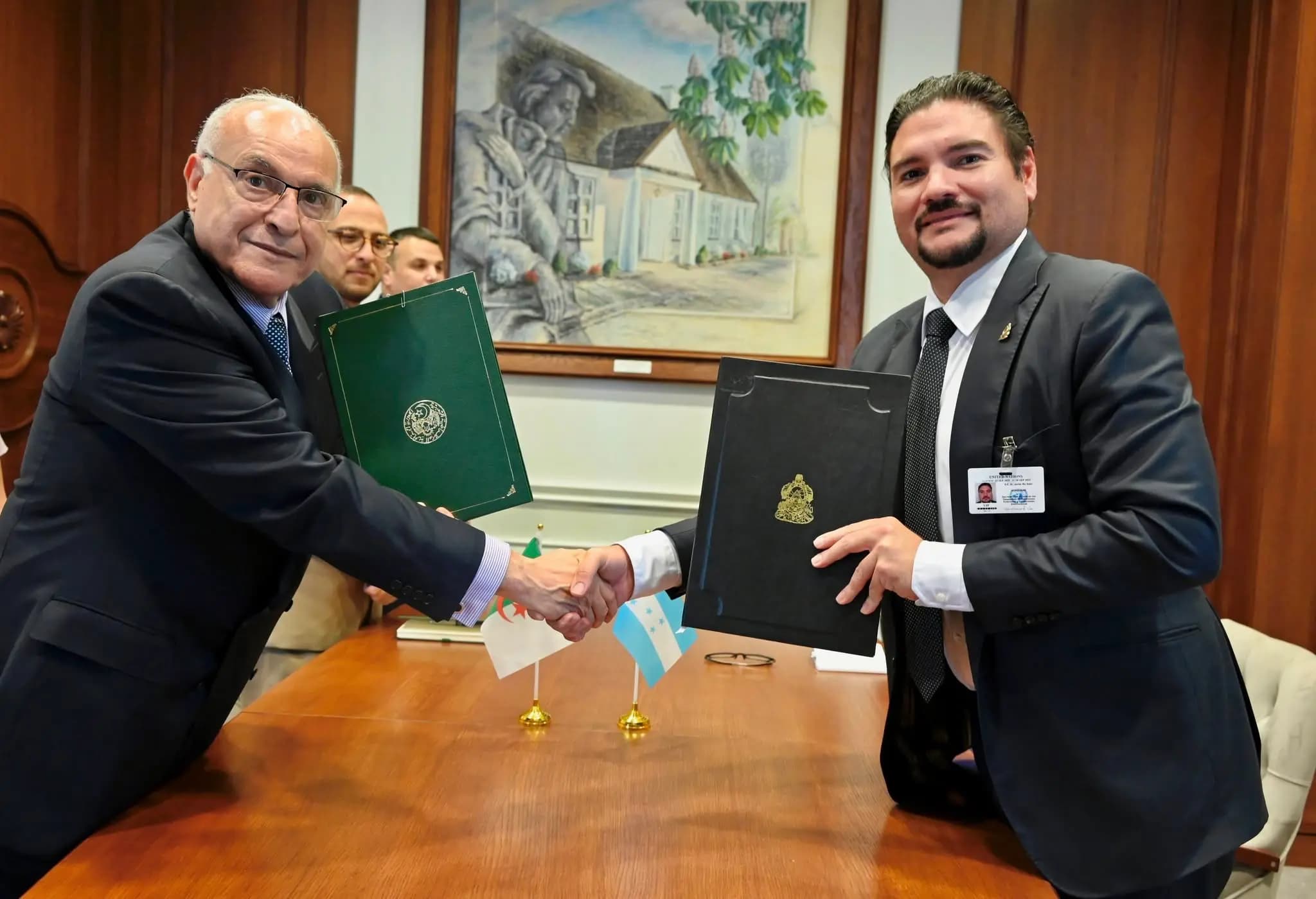 Ahmed Attaf con sus homólogos de América Latina