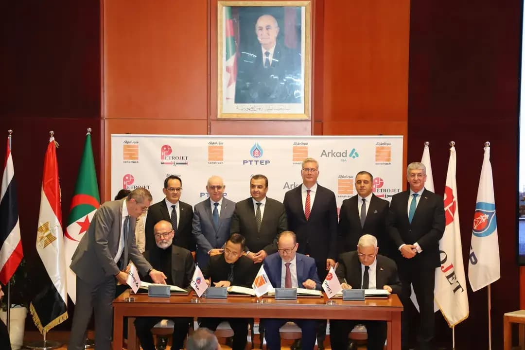 Sonatrach firma acuerdos clave para desarrollar el yacimiento de Hassi Bir Rekaiz y exportar a Egipto