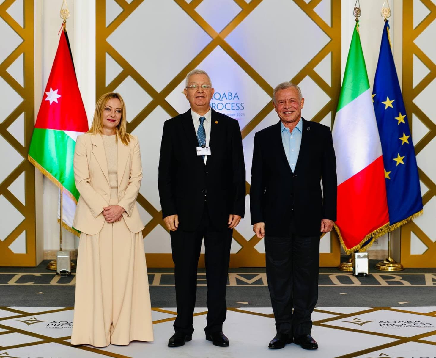 En representación del presidente de la República, Nasri participa en Roma en la cumbre del Proceso de Áqaba