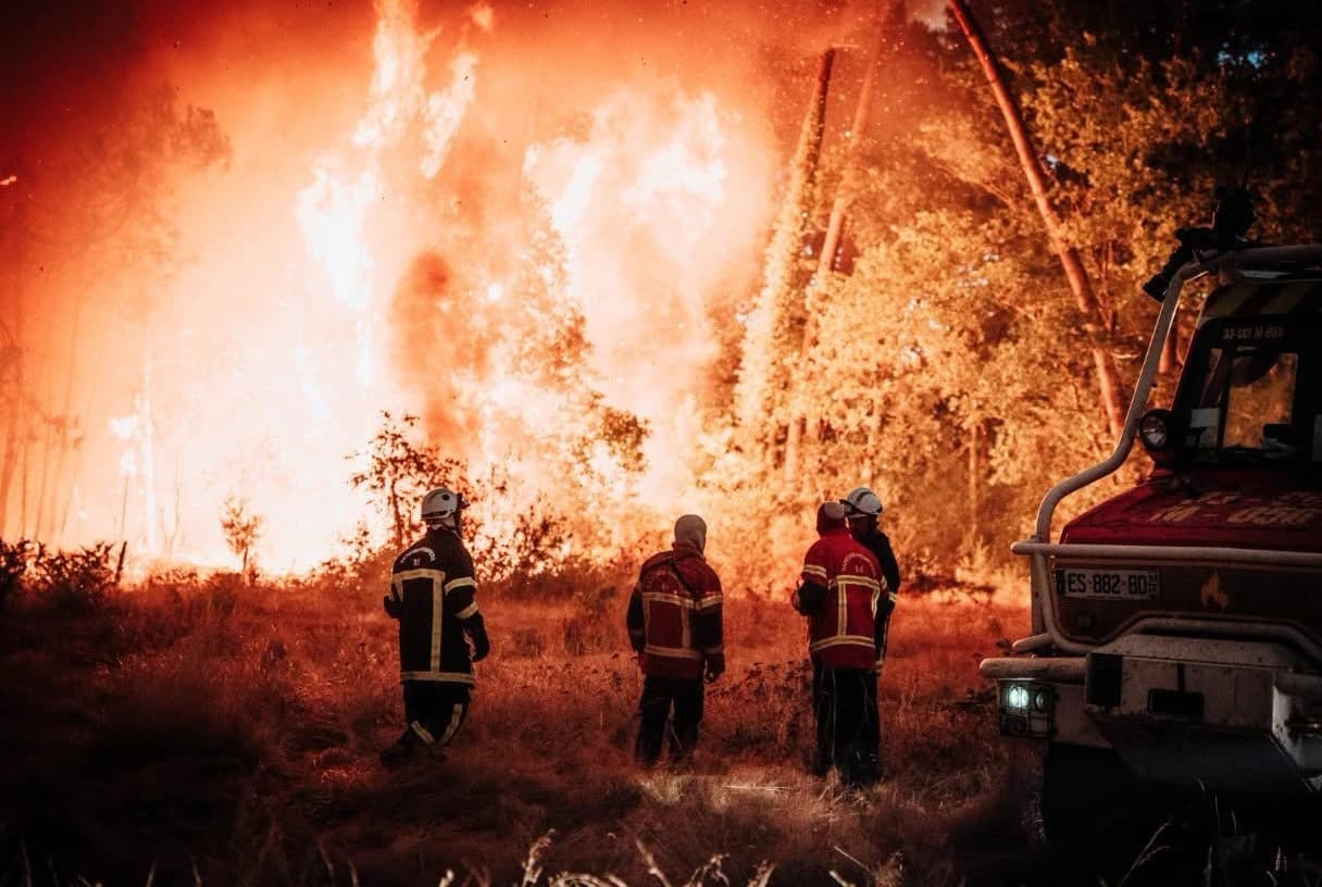 Incendios: nuevas evacuaciones ordenadas en Francia y España