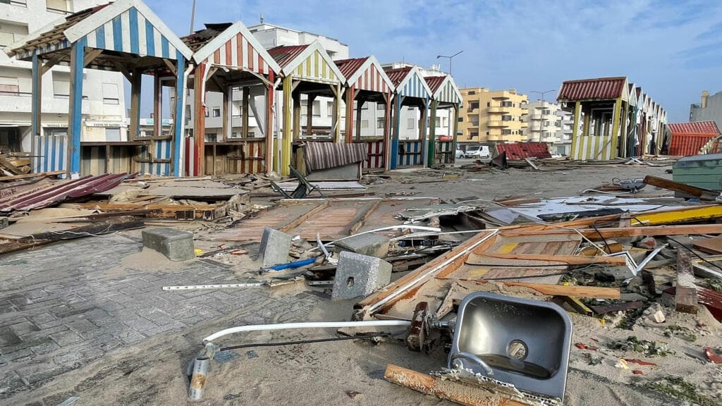 Tras la tormenta Kristin, Portugal teme crecidas