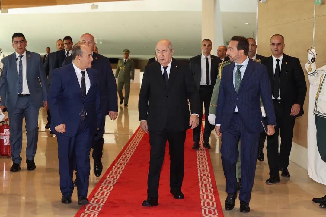 Tebboune llega al CIC para presidir un encuentro con los operadores económicos