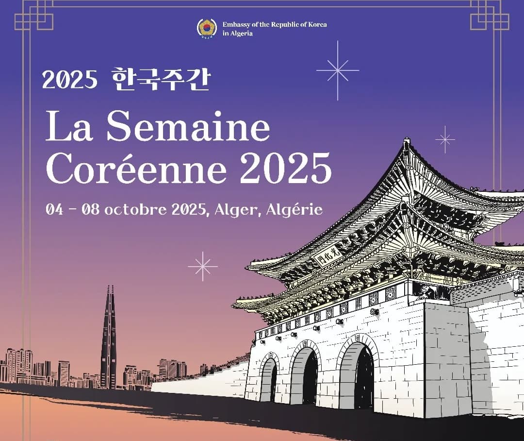 10ª edición de la Semana Cultural Surcoreana del 4 al 8 de octubre en Argel