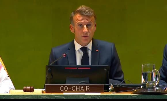 El presidente francés Emmanuel Macron declaró, desde la tribuna de la ONU que Francia reconoce al Estado de Palestina