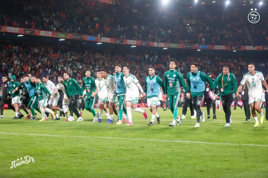 Argelia derrota a Países Bajos (1-0) en su preparación para el Mundial 2026