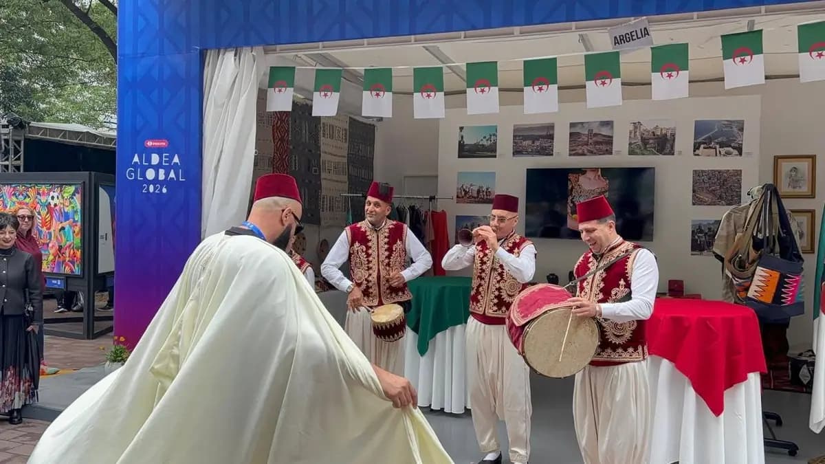 Argelia participa en la Aldea Cultural Mundial de México 2026