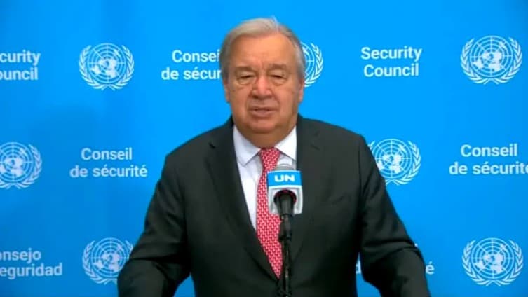 Guterres llama a establecer un proceso político para poner fin a la ocupación y aplicar la solución de los dos Estados