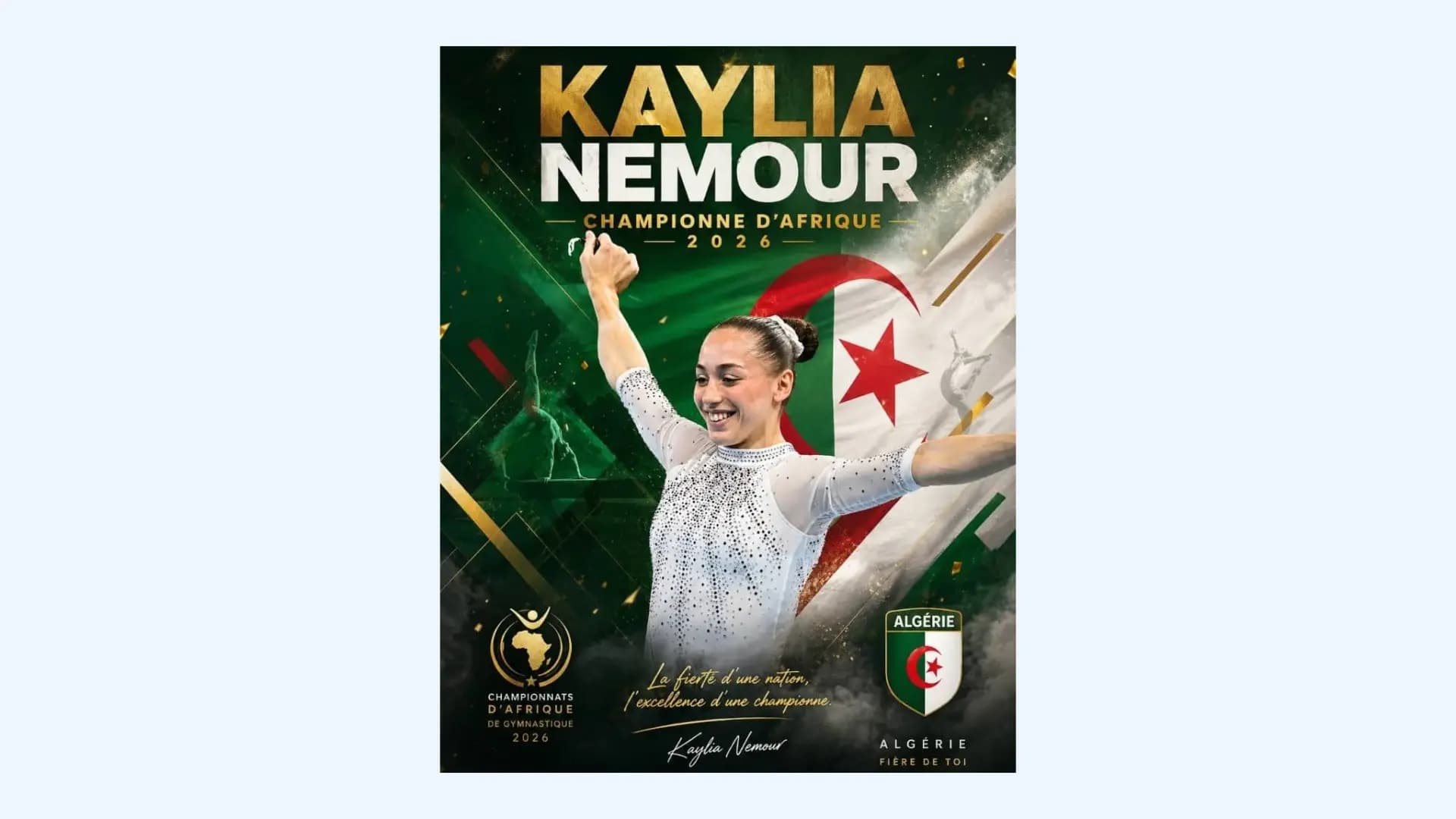 Kaylia Nemour, coronada reina de la edición 2026