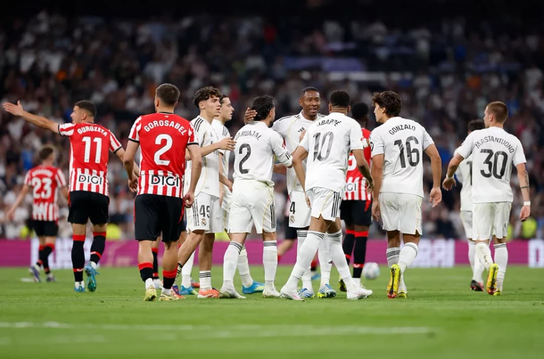 LaLiga: el Real Madrid vence al Athletic de Bilbao (4-2)
