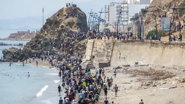 Autoridades de Ceuta acusan al Majzén de estar detrás de la crisis migratoria