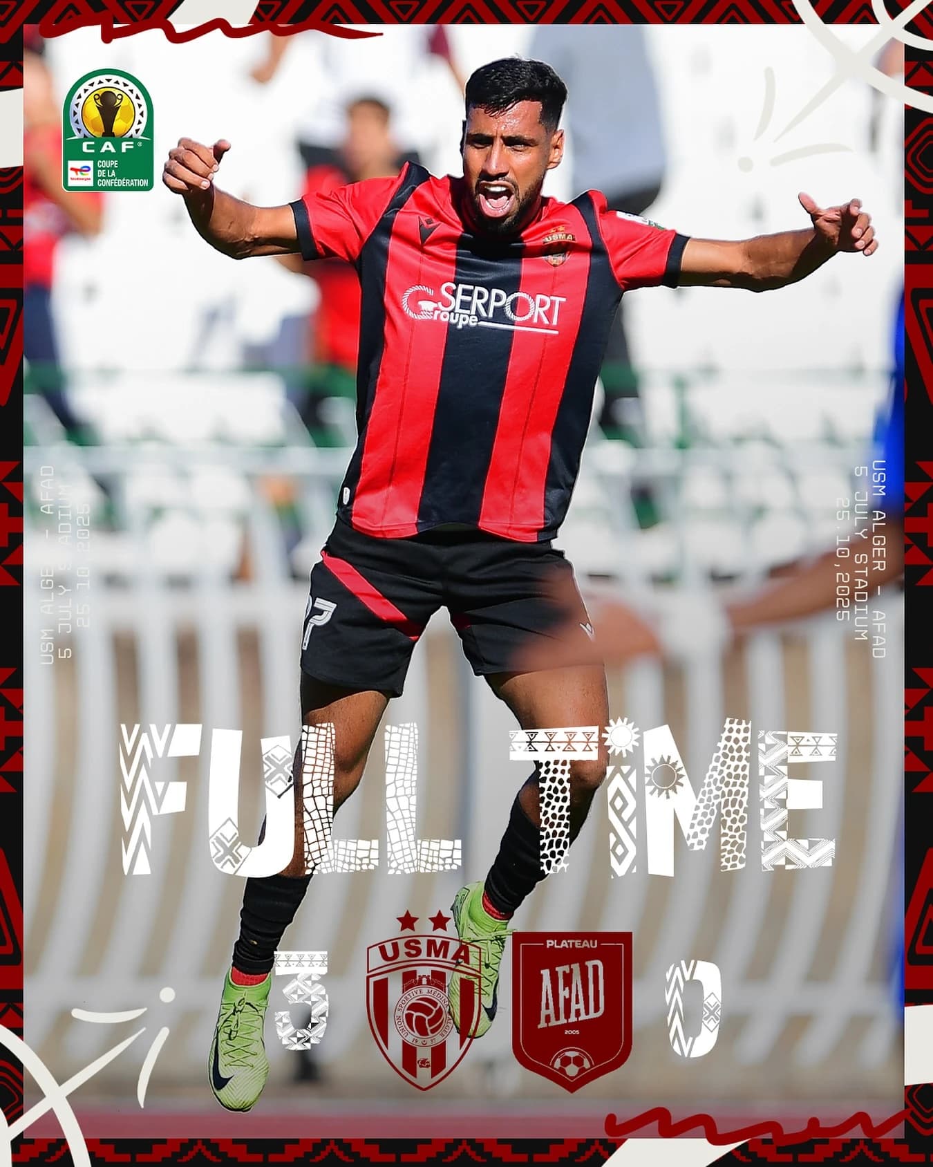 USMA vence a la Académie de FAD y accede a la fase de grupos