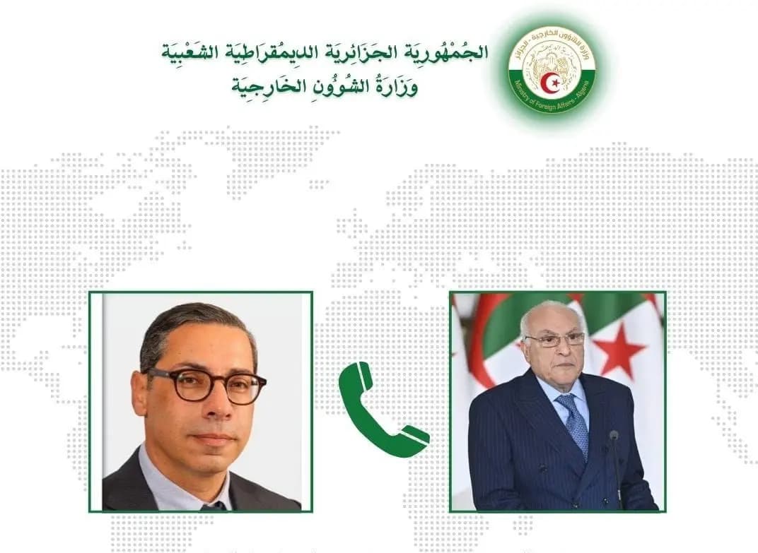 Attaf reçoit un appel téléphonique de son homologue chypriote