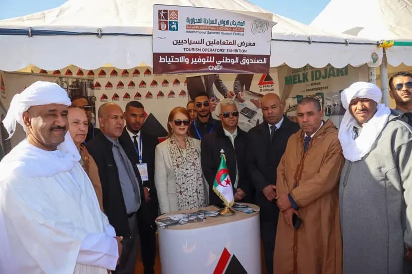 Des diplomates affichent leur admiration de la beauté de l’Oasis rouge