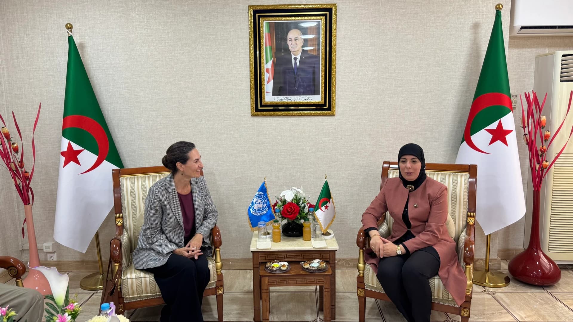 Benmouloud reçoit la représentante résidente du PNUD en Algérie